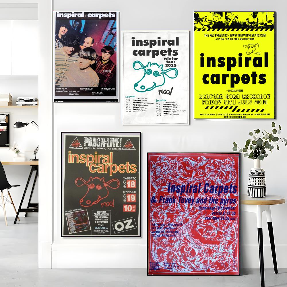 Home Office Room Inspiration - band I-Inspiral Carpets-S Painting Calligraphy Artwork