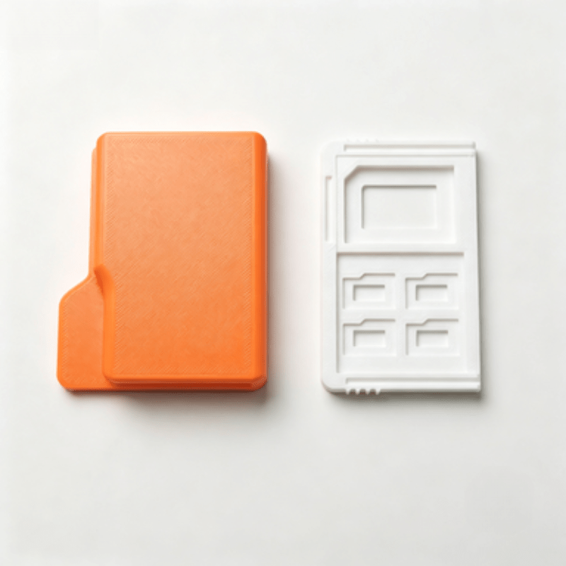 Orange Plastic SD/TF Card Stor - Document Scanner Portable review and price