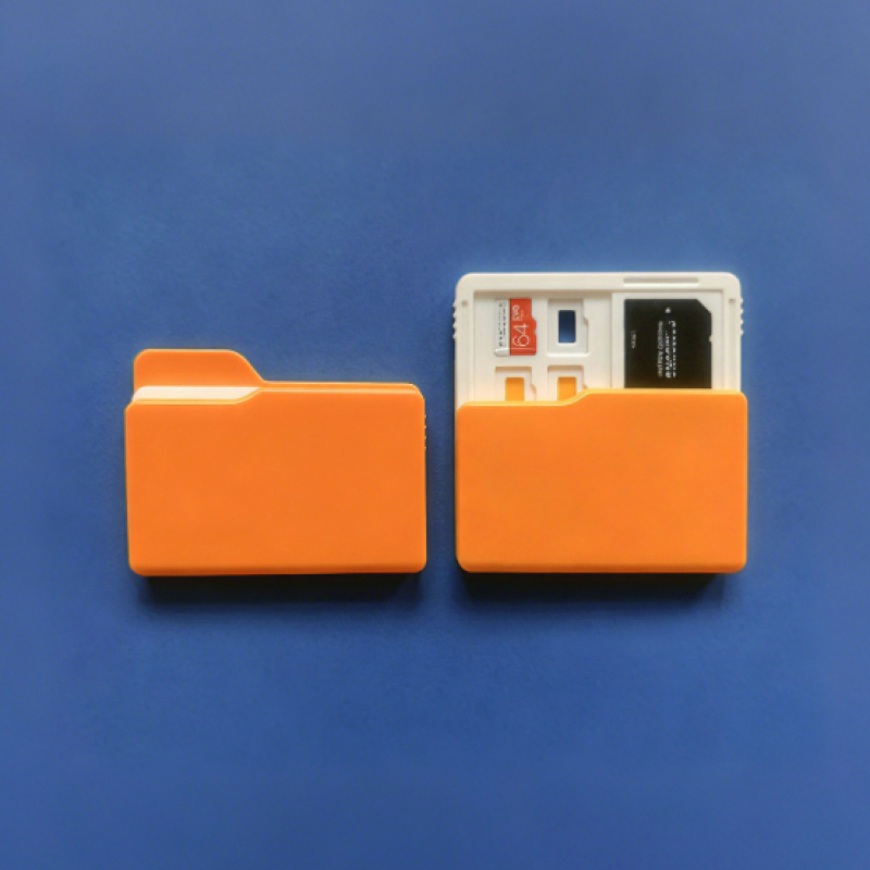 Orange Plastic SD/TF Card Stor - Document Scanner Portable review and price