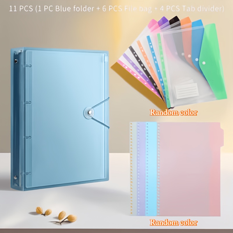 11Pcs A4 Loose Leaf Folder Set - Document Scanner Portable review and price