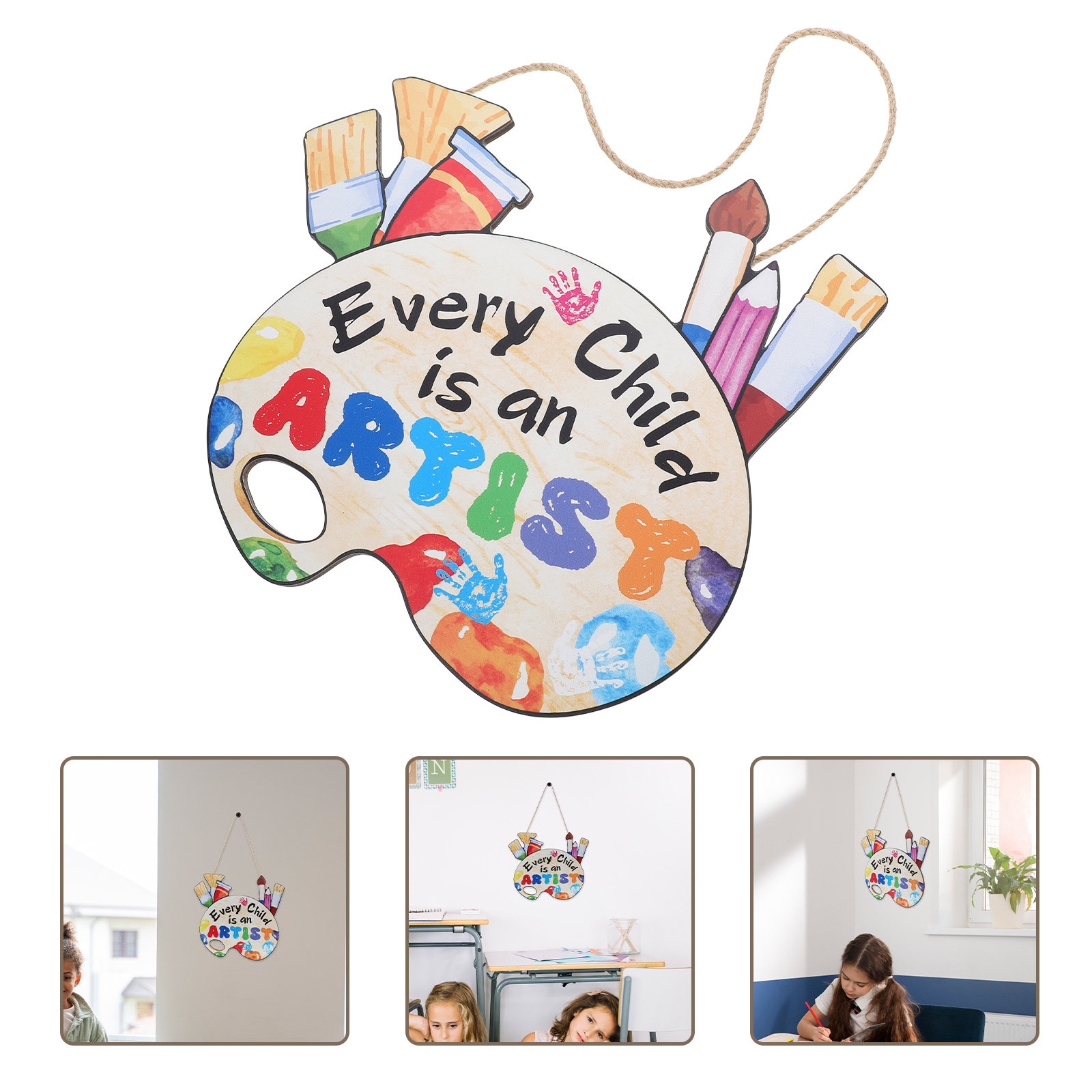 Wooden Classroom Wall Sign – C - Home Office Or review and price