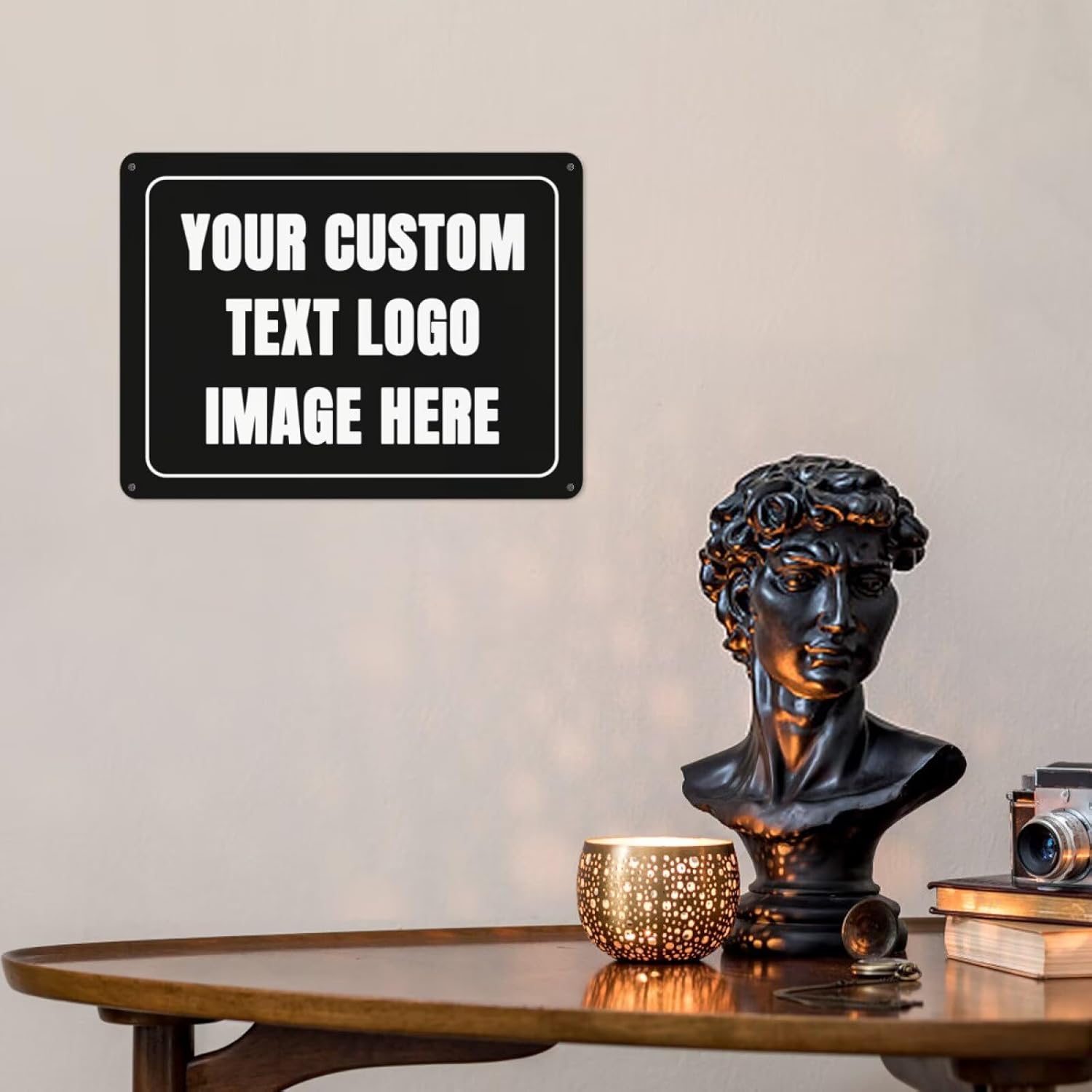 Custom Sign Personalized Metal - Home Office Logo review and price