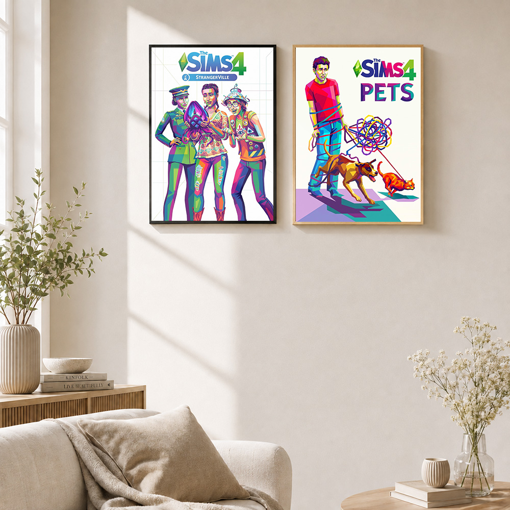 The Sims Metal Posters With Al - Home Office Room Inspiration review and price