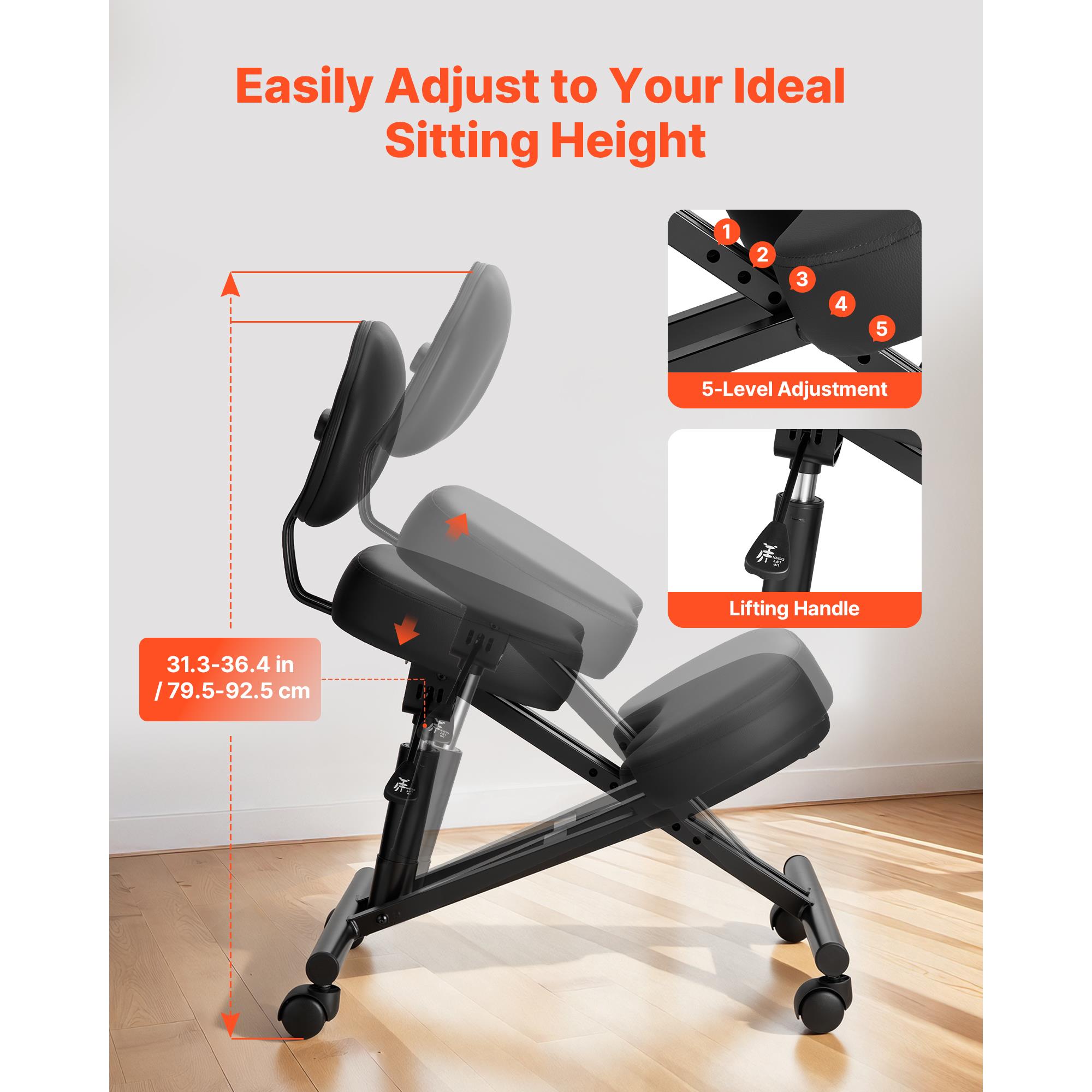 Ergonomic Kneeling Chair with  - Ergonomic Office Chair review and price