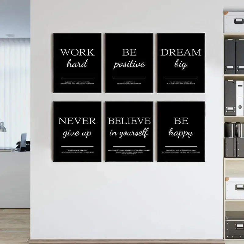 Modern Simple Inspirational Qu - Home Office Room Inspiration review and price