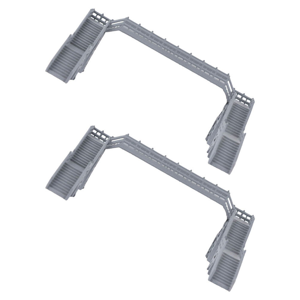 2Pcs 1:87 Scale Footbridge Min - Home Office Layout review and price